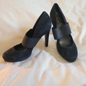 Jessica Simpson Black Heels 9.5